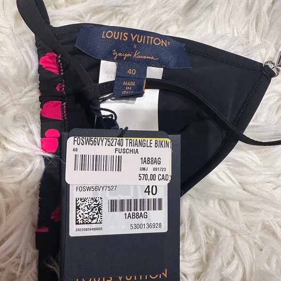 ⭐️Louis Vuitton Black and Pink Polka Dot Bikini Set ⭐️ - Picture 5 of 5